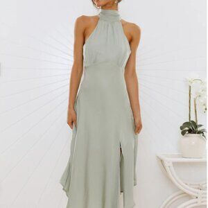 Hello Molly No tears here maxi sage dress